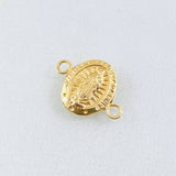 Herraje Virgen Guadalupe Ovalo 0.35gr / 1/2 in / Oro Amarillo 18K ©