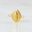 Herraje Virgen Guadalupe Ovalo 0.35gr / 1/2 in / Oro Amarillo 18K ©
