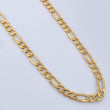Cadena Figaro 9.25gr / 23 3/4 in / 4.13mm Oro Amarillo +1 18K $
