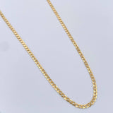 Cadena Cubana 3.05gr / 19 3/4 in / 1.7mm Oro Amarillo +1 18K $