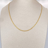Cadena Cubana 3gr / 19 3/4 in / 1.7mm Oro Amarillo +1 18K $