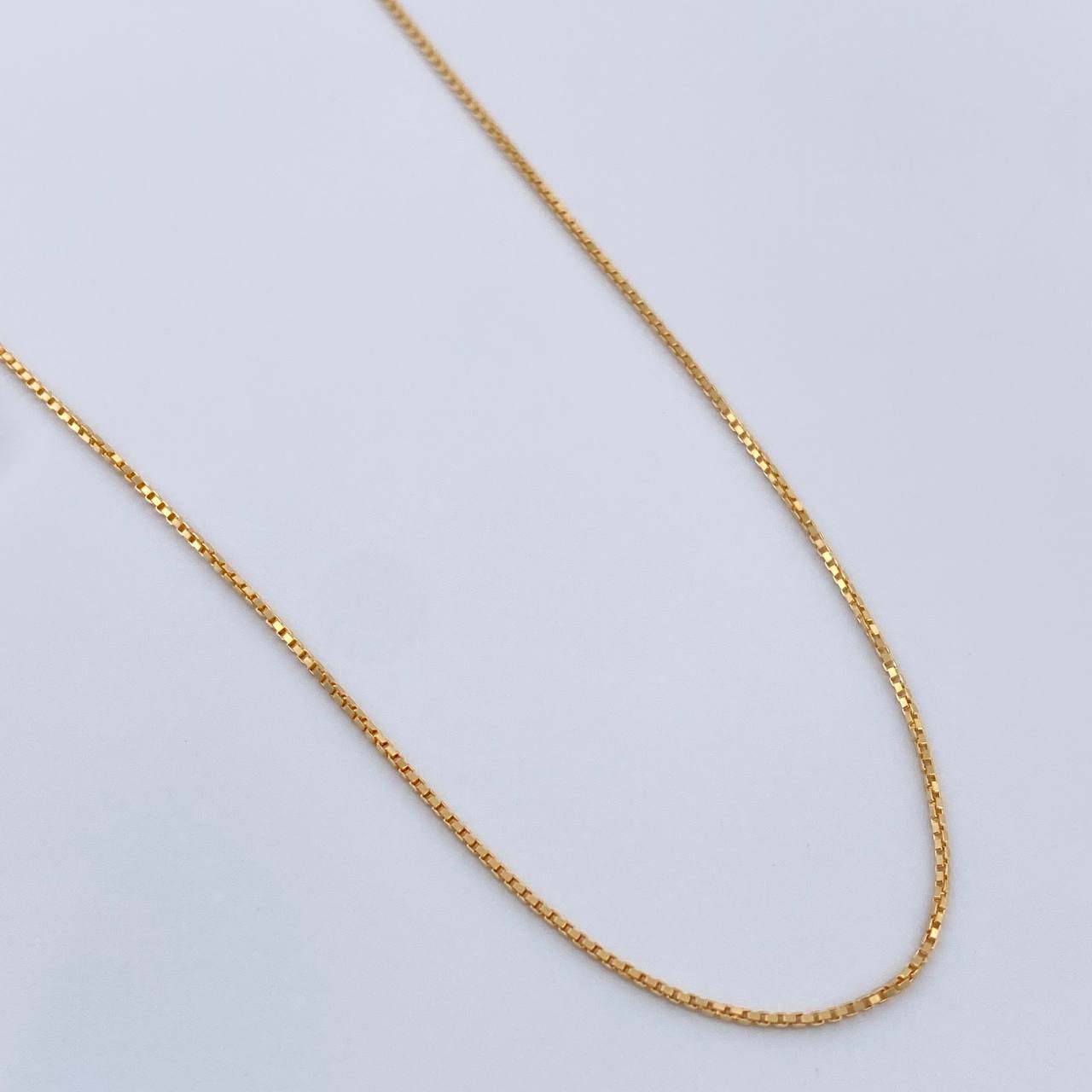 Cadena Veneciana 1.05gr / 20 in / 0.5mm Oro Amarillo +3 18K %