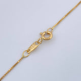 Cadena Veneciana 1.75gr / 18 in / 0.67mm Oro Amarillo +3 18K $