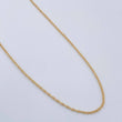 Cadena Aro Seguido 1.35gr / 18 in / 0.9mm Oro Amarillo +3 18K $