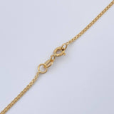 Cadena China 2.25gr / 16 1/2 in / 1.3mm Oro Amarillo +1 18K $
