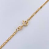Cadena China 3.9gr / 16 1/2 in / 2.05mm Oro Amarillo +1 18K $