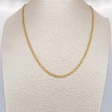 Cadena China 3.9gr / 16 1/2 in / 2.05mm Oro Amarillo +1 18K $
