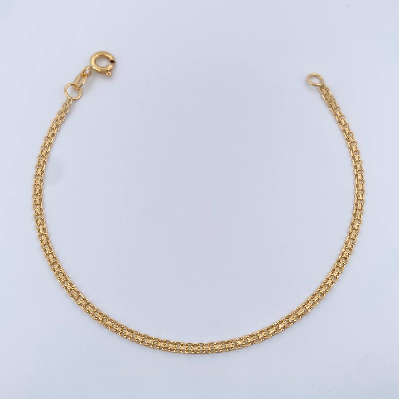 Pulso Chino 1.85gr / 7 1/4 in / 2.18mm Oro Amarillo +1 18K &