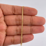Pulso Chino 1.85gr / 7 in / 2mm Oro Amarillo +1 18K $