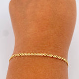 Pulso Chino 1.85gr / 7 in / 2mm Oro Amarillo +1 18K $