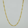 Singapore Chain 1.55 g / 21 1/2 in / 1.7 mm 18K Yellow Gold