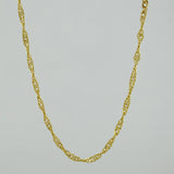 Singapore Chain 1.55 g / 21 1/2 in / 1.7 mm 18K Yellow Gold