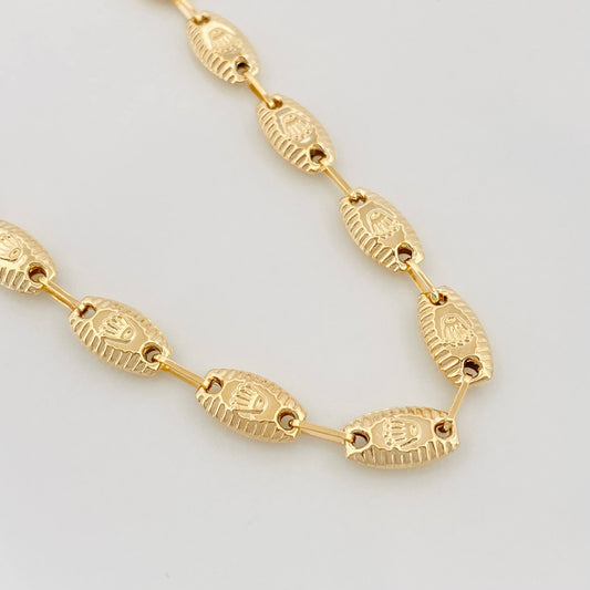 Cadena Rustica Corona 10.3 g / 61 cm / 5.4 mm Oro Amarillo 18K
