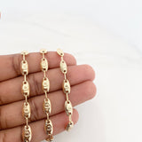 Rustic Chain Crown 10.3 g / 24 in / 5.4 mm 18K Yellow Gold