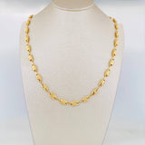 Rustic Chain Crown 10.3 g / 24 in / 5.4 mm 18K Yellow Gold