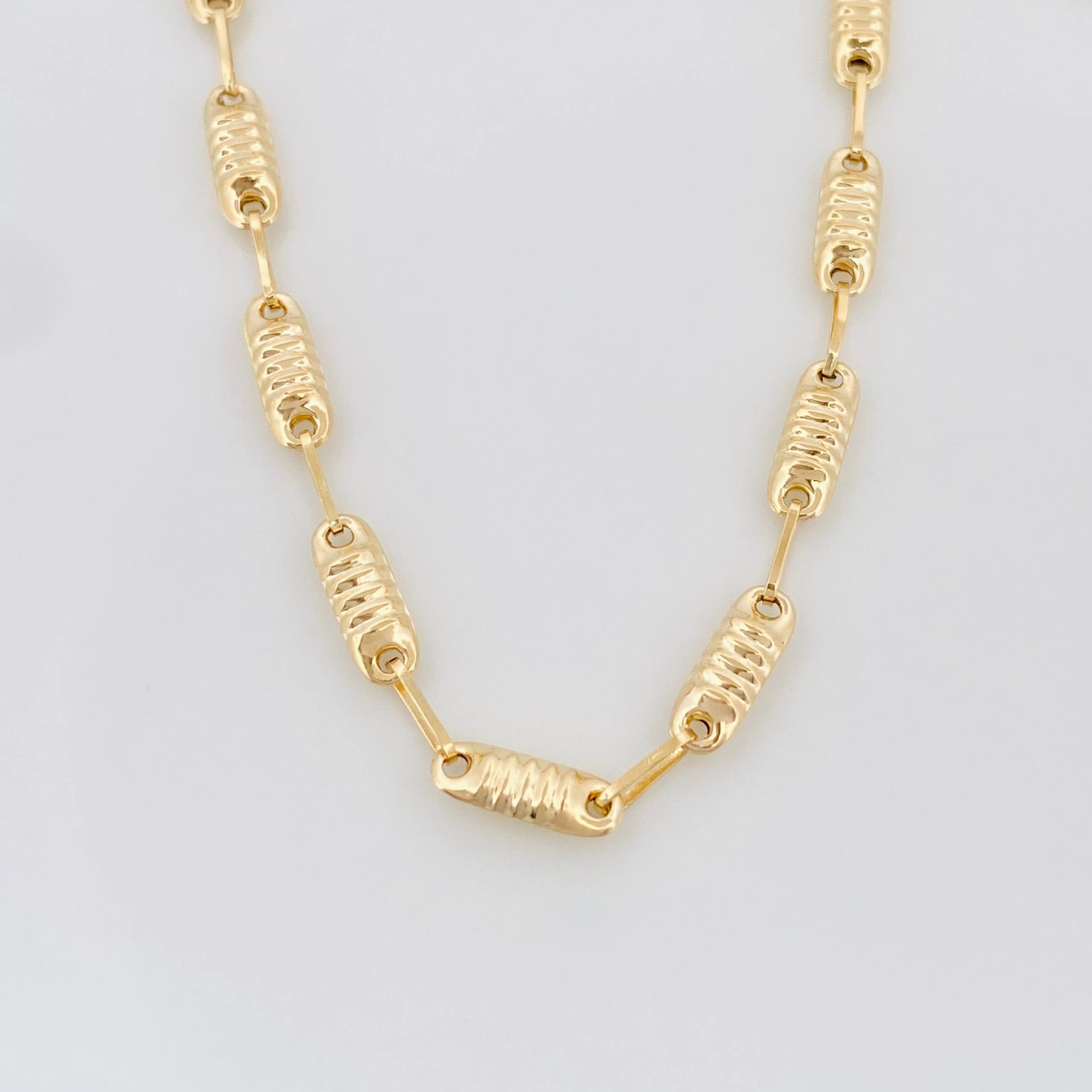 Cadena Rustica Tornillo 6.95 g / 24 1/4 in / 2.9 mm Oro Amarillo 18K