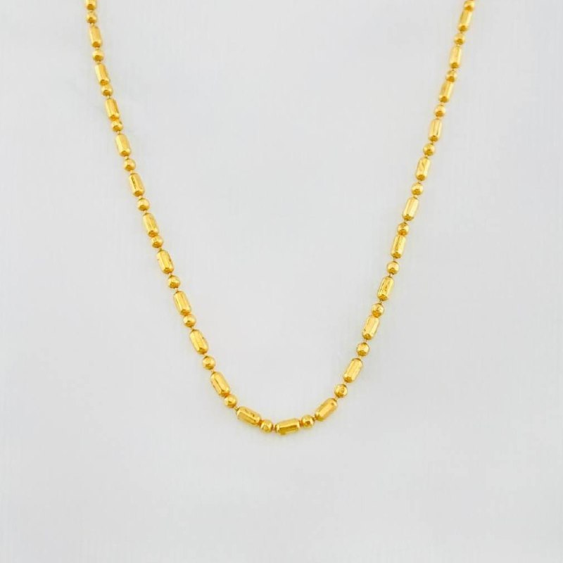 Morse Chain 3.05g / 16 in / 1.23mm 18K Yellow Gold
