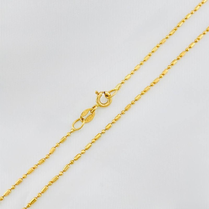 Morse Chain 3.05g / 16 in / 1.23mm 18K Yellow Gold