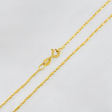 Morse Chain 3.05g / 16 in / 1.23mm 18K Yellow Gold