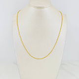 Morse Chain 3.05g / 16 in / 1.23mm 18K Yellow Gold