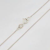 Cadena Veneciana 1.25g / 18 in / 0.55mm Oro Blanco 18K