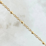 Bracelet Miraculous Virgin Denarius Cross 3.75gr / 7.5in / 18K Gold