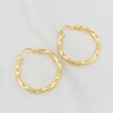 Candongas Kari 2.9g / 1 1/4 in Oro Amarillo 18K