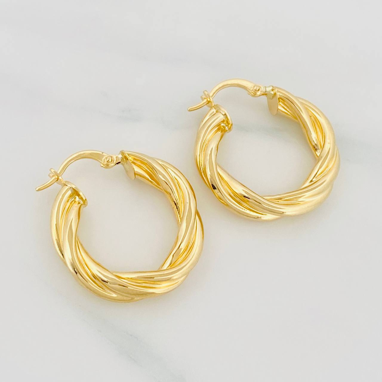 Candongas Mati 4.15g / 1 in Oro Amarillo 18K