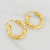 Candongas Mati 4.15g / 1 in Oro Amarillo 18K