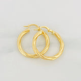Candongas Mary 2.7g / 1 in Oro Amarillo 18K