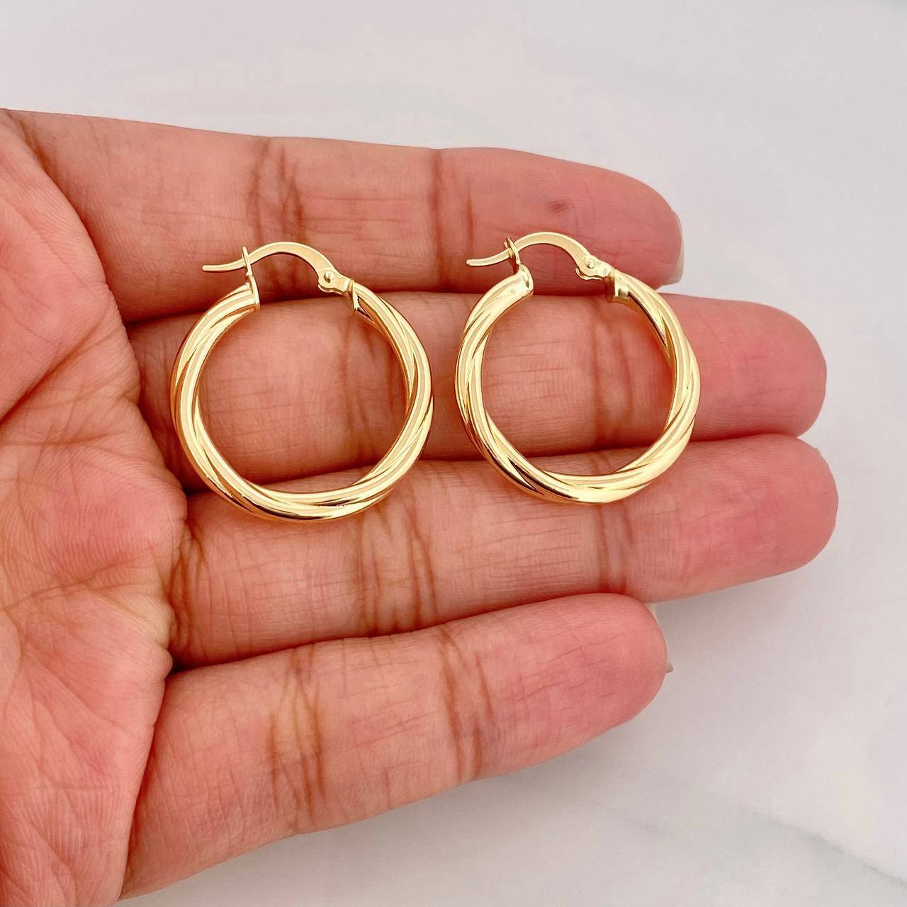 Candongas Mary 2.7g / 1 in Oro Amarillo 18K