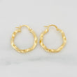 Candongas Kari Rayada 1.9g / 1 in Oro Amarillo 18K