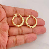 Candongas Mary 2.7g / 3/4 in Oro Amarillo 18K