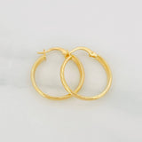 Candongas Mary 1.4g / 3/4 in Oro Amarillo 18K