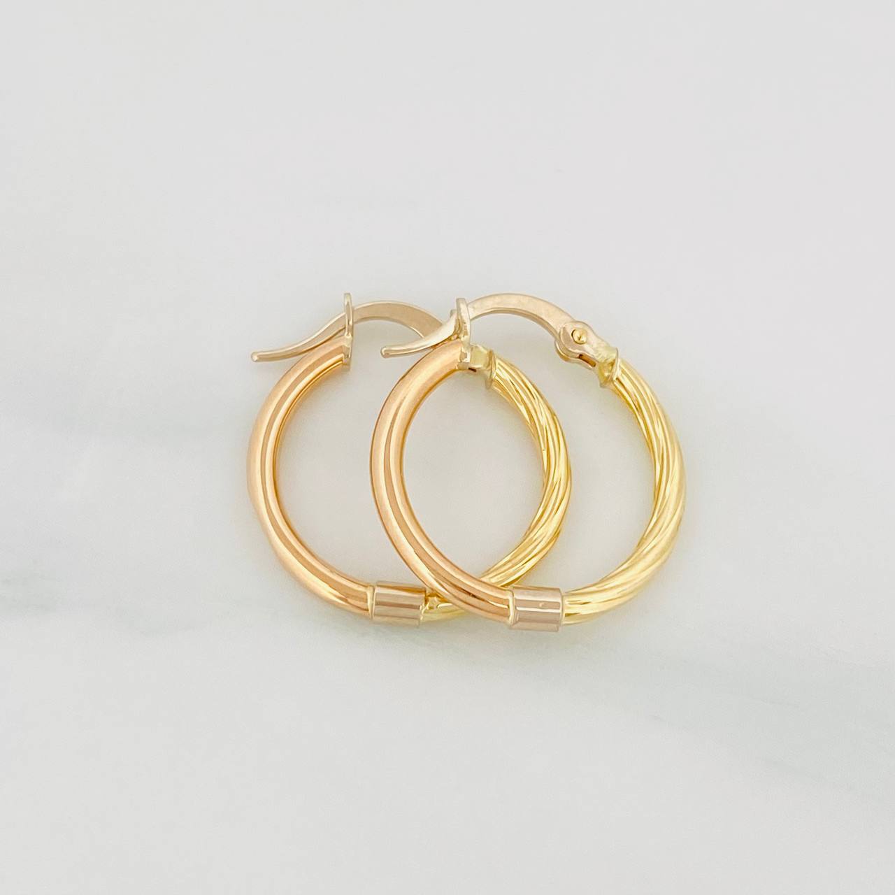 Candongas Adel 1.5g / 3/4 in Tres Oros 18K
