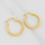 Candongas Fiorella 1.5g / 3/4 in Oro Amarillo 18K