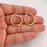 Candongas Adel 1.5g / 3/4 in Tres Oros 18K