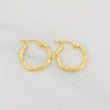 Candongas Gala 1.15g / 3/4 in Oro Amarillo 18K