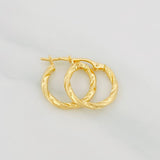 Candongas Gala 1.15g / 3/4 in Oro Amarillo 18K