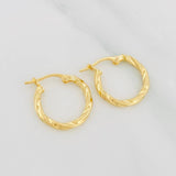 Candongas Gala 1.15g / 3/4 in Oro Amarillo 18K