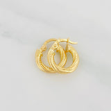 Candongas Carly 1.4g / 1/2 in Oro Amarillo 18K