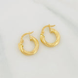 Candongas Carly 1.4g / 1/2 in Oro Amarillo 18K