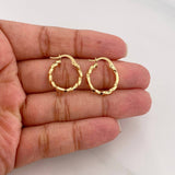 Candongas Kari 1.15g / 3/4 in Oro Amarillo 18K