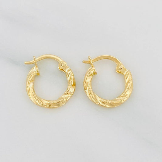 Candongas Gala 1g / 1/2 in Oro Amarillo 18K
