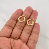 Candongas Carly 1.4g / 1/2 in Oro Amarillo 18K