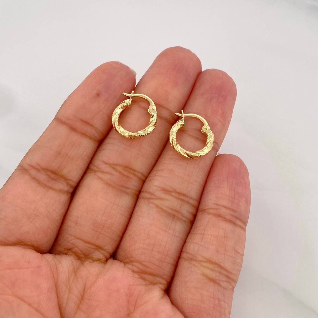 Candongas Gala 1g / 1/2 in Oro Amarillo 18K