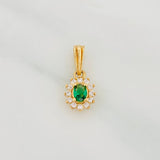 Dije Halo Circulo 1.15g / 1/2 in Oro Amarillo 18K