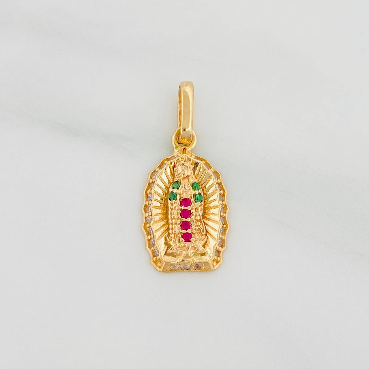 Dije Virgen de Guadalupe 1.25g / 3/4 in Oro Amarillo 18K
