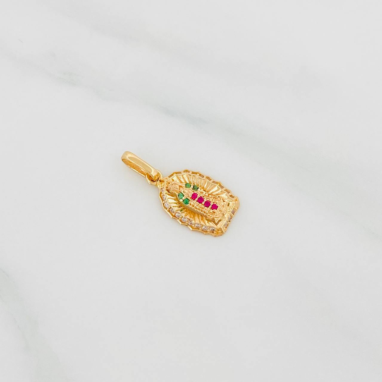 Dije Virgen de Guadalupe 1.25g / 3/4 in Oro Amarillo 18K