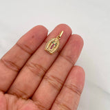 Pendant Virgin of Guadalupe 1.3g / 3/4 in 18K Yellow Gold